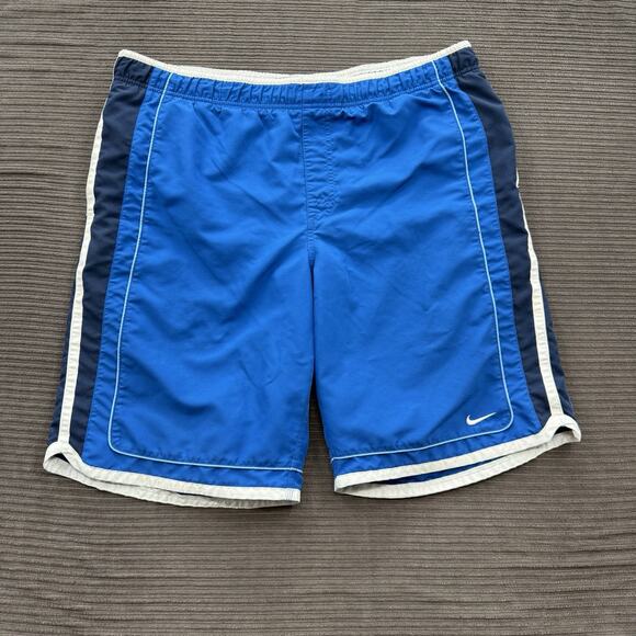 Vintage Nike Swim Shorts Men Large Polyester Mesh Drawstring Y2K Beach Weekend. - Picture 1 of 8